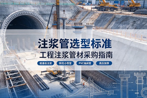 紫云注浆管选型标准