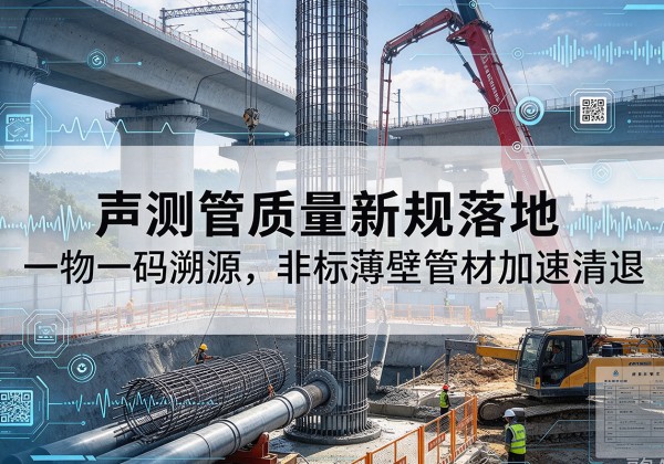 紫云声测管质量新规落地，一物一码溯源，非标薄壁管材加速清退