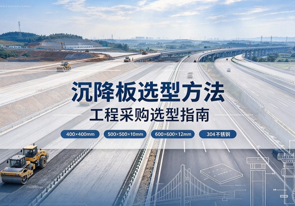 紫云沉降板选择方法