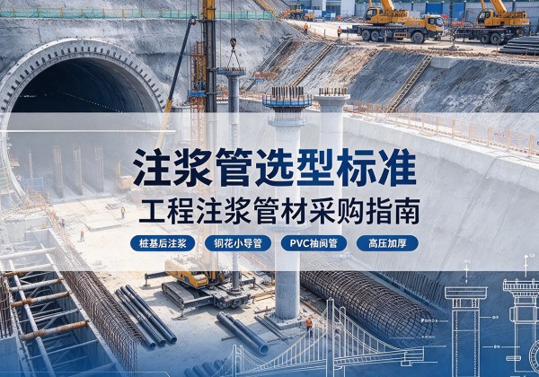 紫云注浆管选型标准